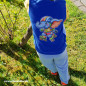 Preview: Bügelbild Elefant auf Rollschuhen